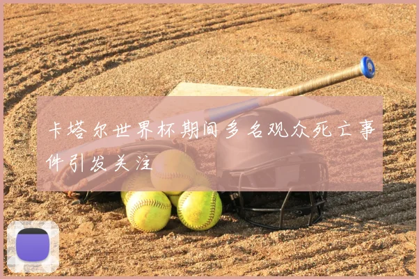 卡塔尔世界杯期间多名观众死亡事件引发关注